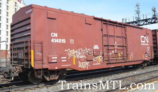Car/wagon CN414819 left side / coté gauche